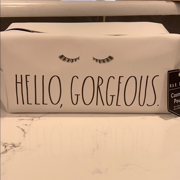 Rae Dunn Handbags - Rae Dunn Hello gorgeous eyelash makeup pouch